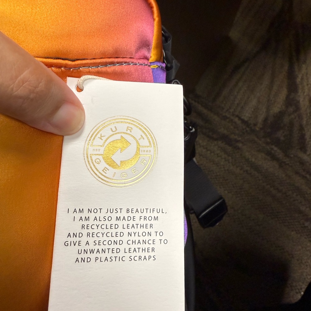 Kurt Geiger Rainbow Quilted Bag - Picture 9 of 11